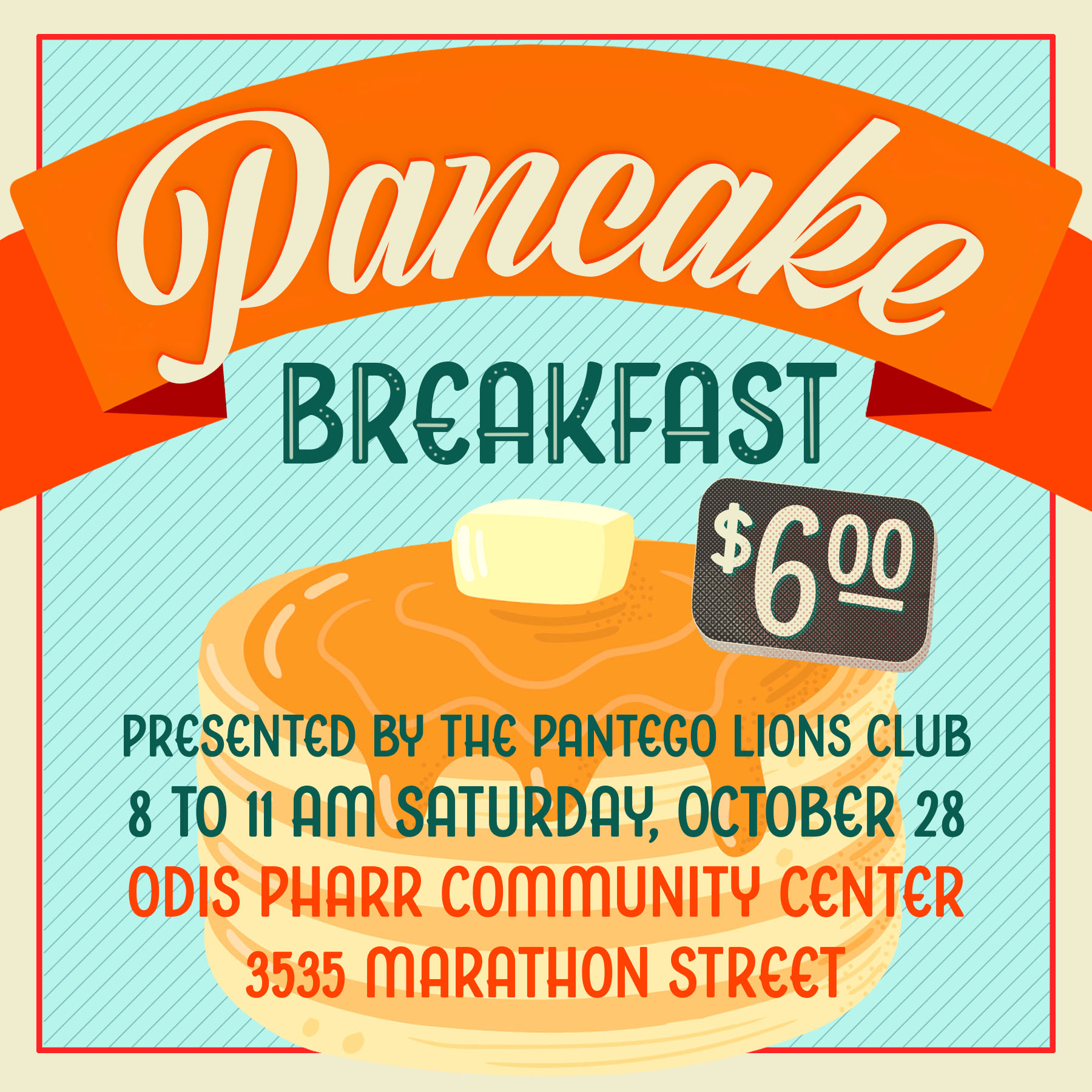 Pantego, TX Lions Club Pancake Breakfast